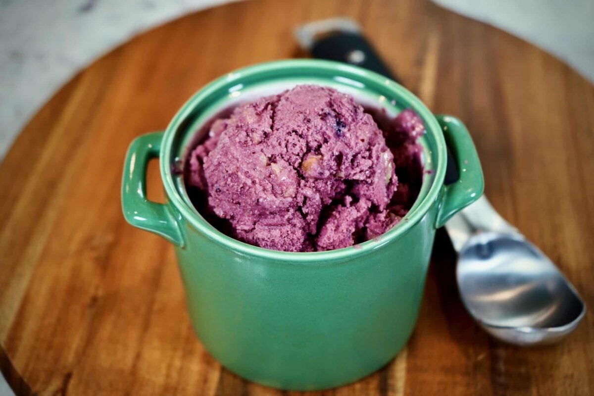 Vegan Cherry Walnut Frozen Yogurt The Whole Food Plant Based Cooking Show