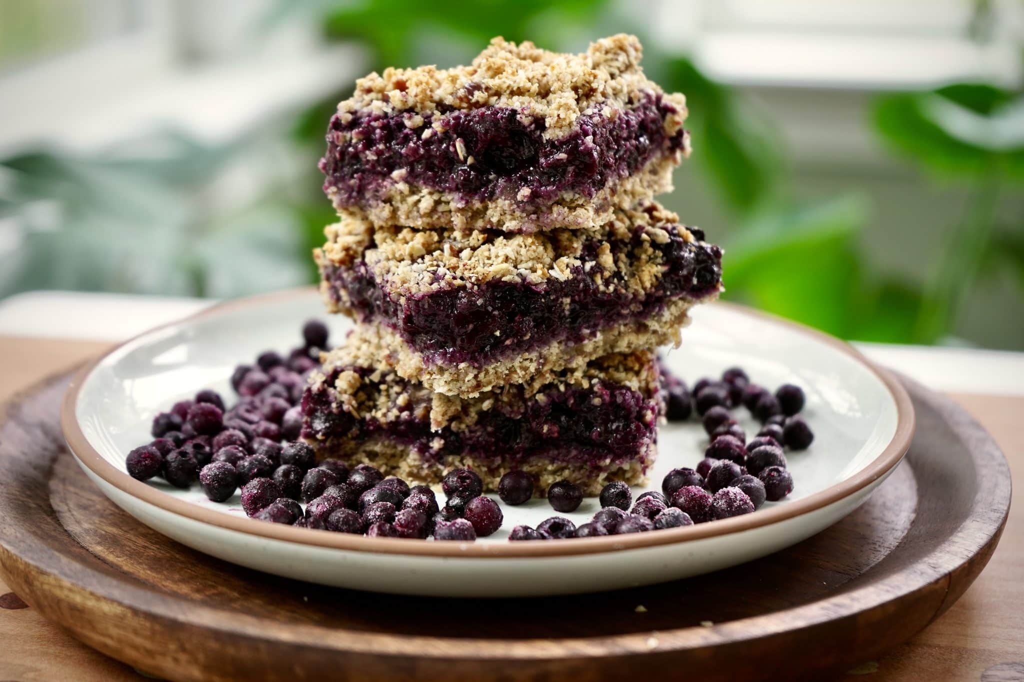 Vegan Blueberry Crumble Bars The Whole Food Plant Based Cooking Show