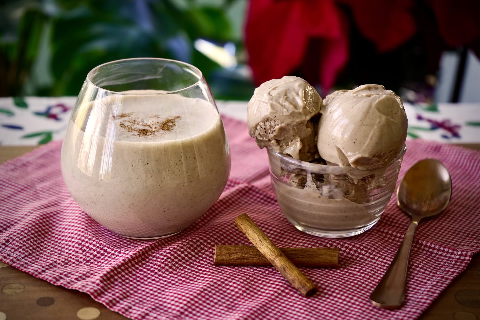 Vegan Eggnog & Eggnog Ice Cream - The Whole Food Plant Based